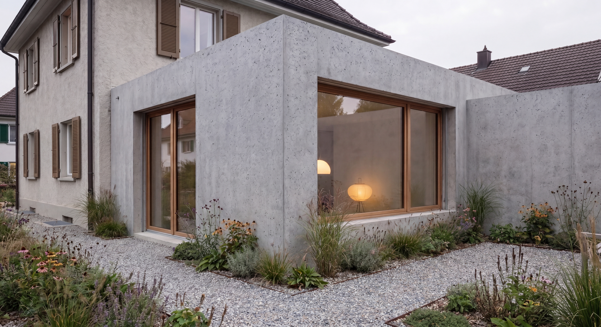 CS-02 — House extension turns upper level to rentable apartment, BAAR ZG · ZONE W2